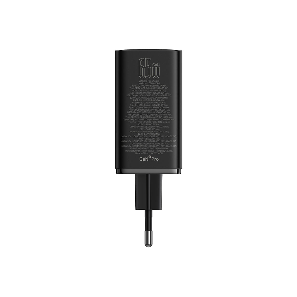 Baseus GaN6 Pro 65W (4 ports)
