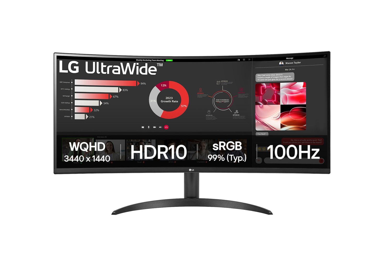 LG UltraWide 34WR50QK-B 34" UWQHD